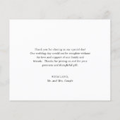 Blush Pink Navy Blue Budget Weddenschap Hartelijk (Achterkant)