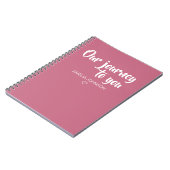 Blush Pink Notre voyage vers vous Journal d'adopti (Côté gauche)