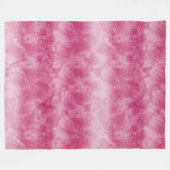 Blush Pink Ombre Stripes Fleece Deken (Voorkant (Horizontaal))