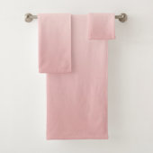 Blush Pink Peach Ombre Bad Handdoek (Insitu)