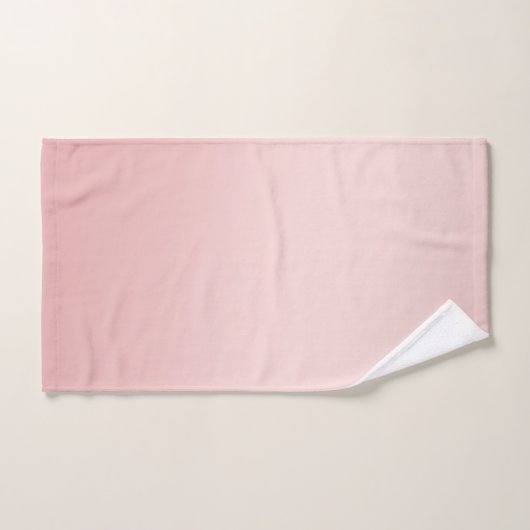 Blush Pink Peach Ombre Bad Handdoek (Handdoek)