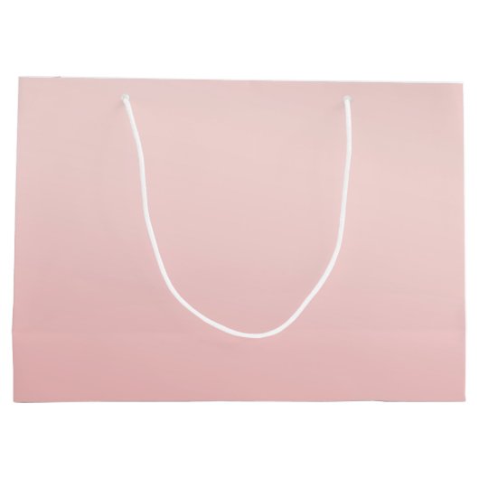 Blush Pink Peach Ombre Groot Cadeauzakje (Achterkant)