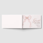 Blush Pink Pearls Bow Baby Girl Baptism (Complet)