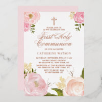 Blush Pink Peony First Heilig Roos Gold