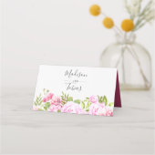 Blush Pink Peony Greenery Floral Wedding (Achterkant)