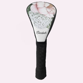 Blush Pink Peony Personalized Golfheadcover