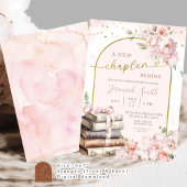 Blush Pink Peony Storybook Theme Vrijgezellenfeest Kaart