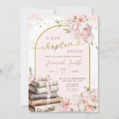 Blush Pink Peony Storybook Theme Vrijgezellenfeest Kaart (Voorkant)