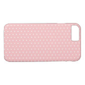 Blush Pink Polka Dot iPhone 7 Case-Mate iPhone Case (Achterkant (Horizontaal))