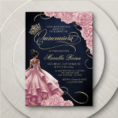 Blush Pink Quinceañera Kaart