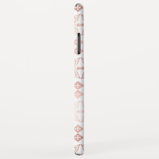 Blush Pink - Roos Gold Boho Bloemenpatroon Case-Mate iPhone Case (Achterkant/rechts)