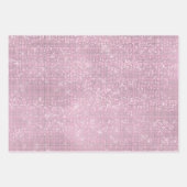 Blush Pink Rose Butterfly Sparkle Birthday Inpakpapier Vel (Voorkant 2)