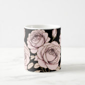 Blush Pink Rose Floral Mug (Centre)