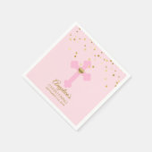 Blush Pink Rose Gold Confetti DOOP DOOP Servetten (Hoek)