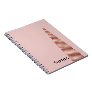 Blush Pink Rose Gold Glam Eenhoorn Notitieboek
