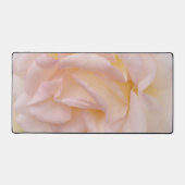Blush Pink Rose Petals Art Desk Mat Pad (Voorkant)
