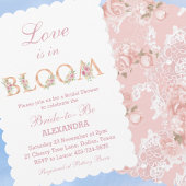 Blush Pink Roses Liefde is in Bloom Vrijgezellenfe Kaart