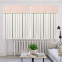 Blush Pink Sage Groene Verticale Strepen