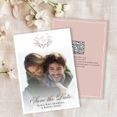 Blush Pink Save the Date Wedding Classic Foto
