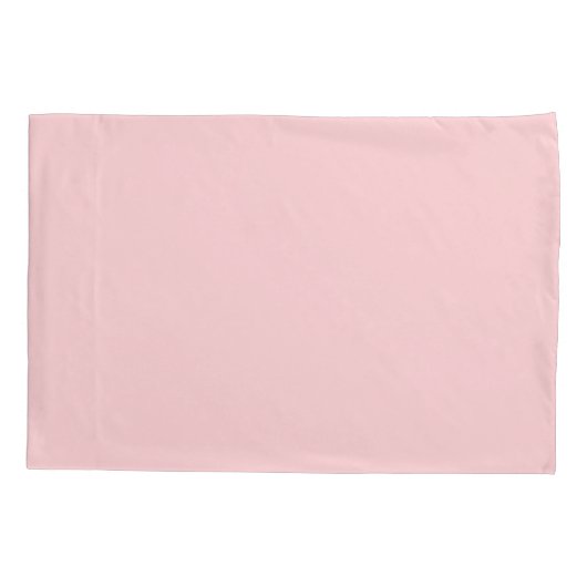 Blush Pink Script Naam Monogram Kussensloop (Achterkant-Links)