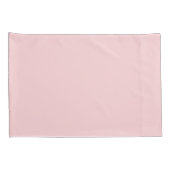 Blush Pink Script Naam Monogram Kussensloop (Achterkant-Rechts)