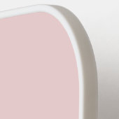 Blush Pink Simple Circle Initiaal Monogram Pickleball Paddle (Links Detail)