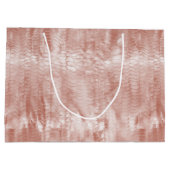 Blush Pink Snake Print Groot Cadeauzakje (Achterkant)