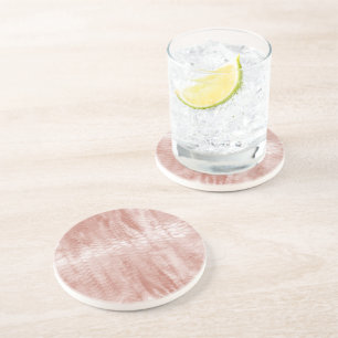 Blush Pink Snake Print Zandsteen Onderzetter