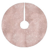 Blush Pink Sparkle Kerstboom Rok (Voorkant)