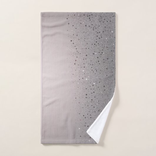 Blush Pink Sparkly Glitter Bad Handdoek (Handdoek)