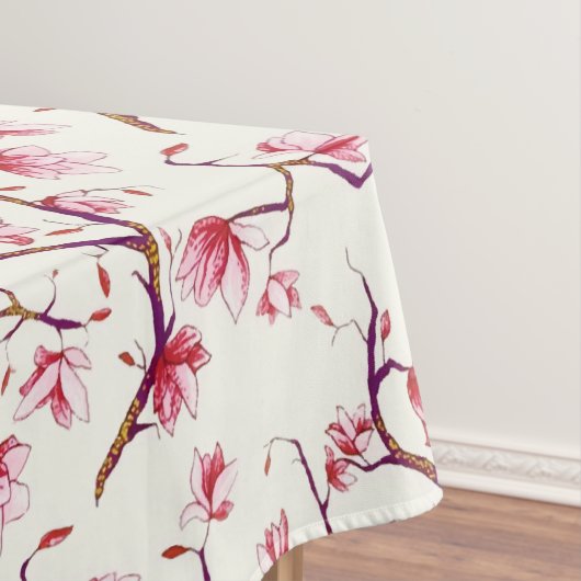 Blush Pink Spring Rustic Bohemian Floral Tafelkleed (Voorbeeld)