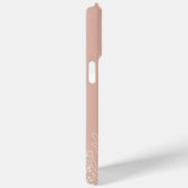 Blush Pink Stijlvolle Retro Wildflower Case-Mate iPhone Case (Achterkant / Rechts)