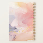 Blush Pink Swirl | Aangepaste naam Vrouwen Planner (Achterkant)