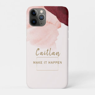 Blush Pink Terra Cotta Abstract iPhone 11 Pro Hoesje