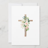 Blush Pink Waterverf Floral First Community Kaart (Achterkant)