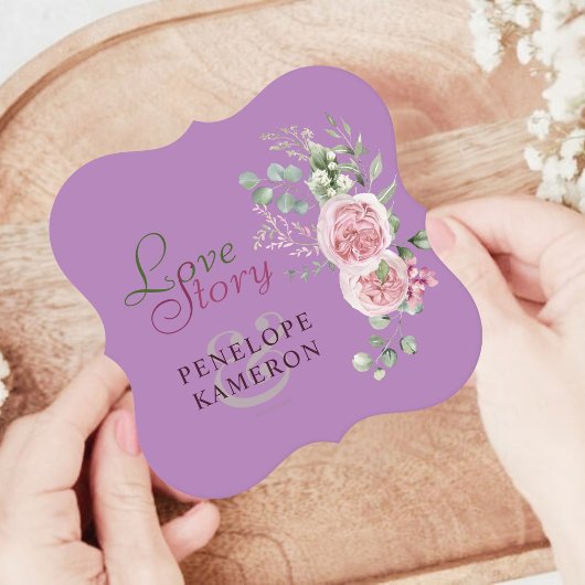 Blush Pink Waterverf Floral Peony Kartonnen Onderzetters