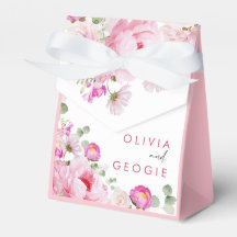 Blush Pink Waterverf Floral Peony Wedding