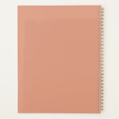 Blush Pink Waterverf Natuur Gratitude Planner (Achterkant)