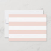 Blush Pink Waterverf x Gold Spletters Bat Mitzvah RSVP Kaartje (Achterkant)