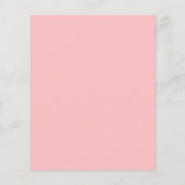 Blush Pink & White BUDGET Weddenschappen Receptie  (Achterkant)