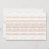 Blush Pink White Pumpkin Floral Save the Date Kaar Bedankkaart (Achterkant)