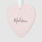 Blush Pink White Spots (devant)