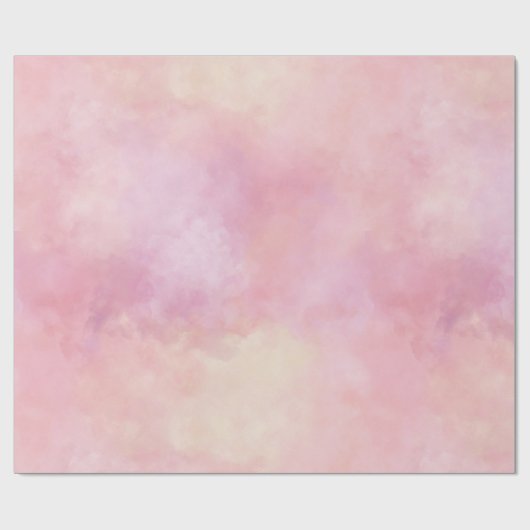 Blush Pink Yellow Tie kleurstof Cadeaupapier (Vlak)