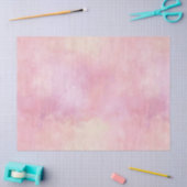 Blush Pink Yellow Tie kleurstof Tissuepapier (Craft)