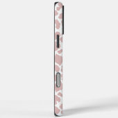 Blush Pink Zebra Animal Print iPhone Case-Mate iPhone Case (Achterkant / Rechts)