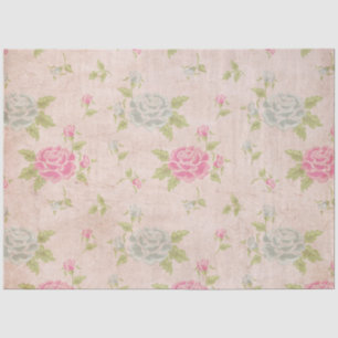  Blush pioen floral decoupage Tissue Paper Tissuepapier