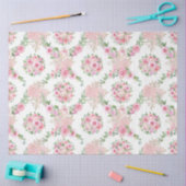 Blush pioen floral decoupage Tissue Paper Tissuepapier (Craft)
