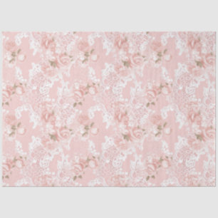  Blush pioen floral decoupage Tissue Paper Tissuepapier