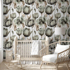  Blush pioenroos floraal grillig Behang