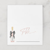 Blush Pop De Champagne Bruiloft Feest (Buitenkant ongevouwen)